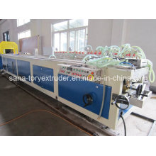 Línea de producción de extrusión de perfil de plástico PVC de alta calidad